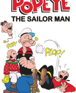 Alternative view of Muška majica Popaj i Kića bela