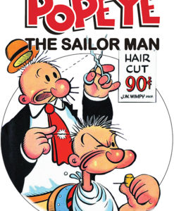 Alternative view of Muška majica  Popaj i Pera bela