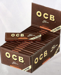 OCB SLIM BROWN +TIPS