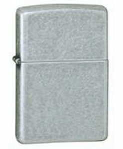 121FB ZIPPO UP.- ANTIQUE SILVER PLAT