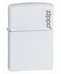 214 ZL ZIPPO UP.- WHITE MATTE LOGO