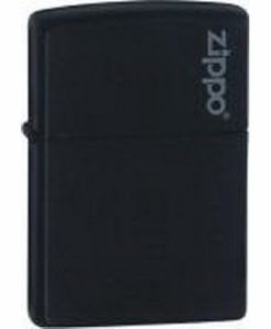 218 ZL BLACK MATT - ZIPPO LOGO