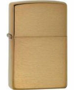Z168 ZIPPO UP.-ARMOR BRUSHED BRASS
