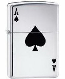 Z24011 ZIPPO UP.-LUCKY ACE