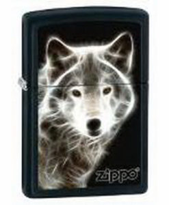 Z28303 ZIPPO UP.-WHITE WOLF